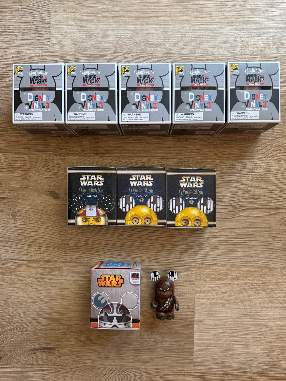 Star Wars Disney Vinylmation Limited Edition Blind Box Bundle + Chewbacca